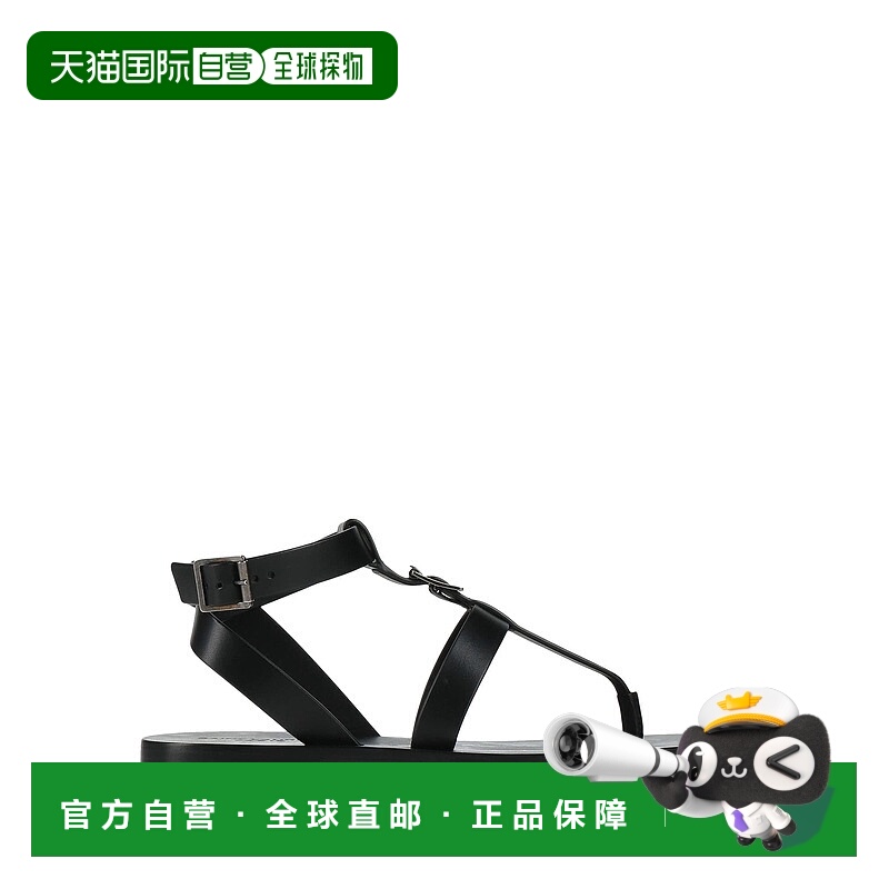 香港直邮Saint Laurent 圣罗兰 男士 人字拖 black黑色 舒适时尚