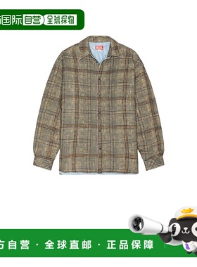 1h可退 香港直邮Diesel 迪赛 男士 Hammer 衬衫式夹克 A143890QKA