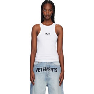 女士 白色 Oval 潮奢 背心 维特萌 Logo UA66TO600W Vetements