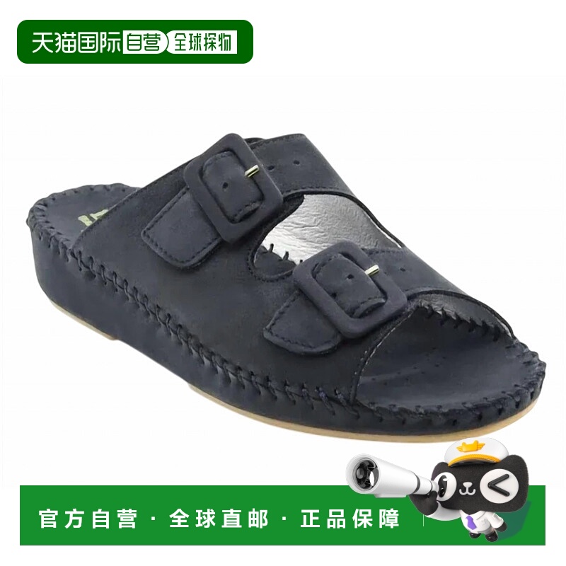 自营 laplume女式Jen凉鞋黑色磨砂革-黑色磨砂革 美国奥莱直发