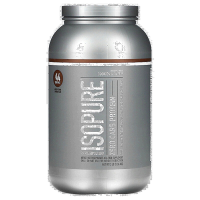 香港直发ISOPURE蛋白粉曲奇奶油味成倍增肌缓解运动疲劳1361g