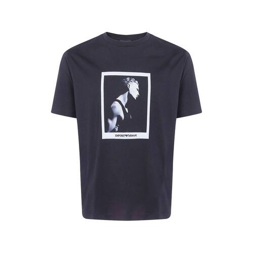 1h可退 香港直邮Emporio Armani 安普里奥 阿玛尼 男士 印花棉质T