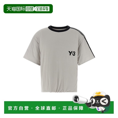 1h可退 香港直邮潮奢 Y-3 男士 ' Padded' T恤 KD4759GREY