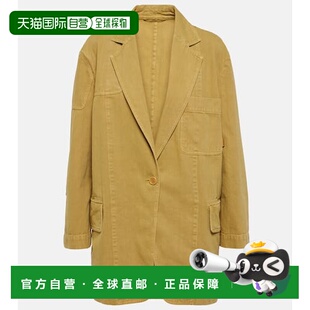 1h可退 香港直邮MaxMara 麦斯玛拉 女士 Dizzy 宽松款棉质帆布西