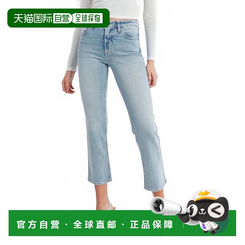 自营just black denimMid Rise Slim Cropped Bootcut Jeans In L