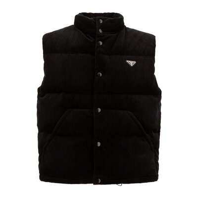Prada 灯芯绒羽绒背心 SGC69313YOSOOO