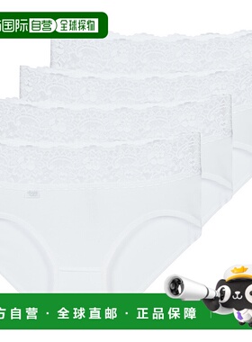 欧洲直邮Sloggi  ROMANCE X 4 女士内衣内裤 10162132-0003三角裤