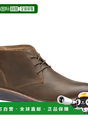 自营Johnston & Murphy Men's Hodges Chukka  Shoe - tan oiled