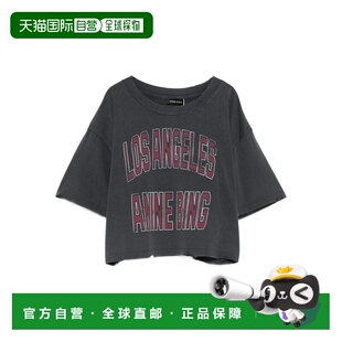 香港直邮ANINE BING 女士 and Polos T恤T恤 A0811739WBL1WASHEDB