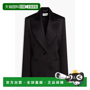 外套 香港直邮magda 真丝羊毛混纺缎面西装 女士 SS23BLAZE butrym