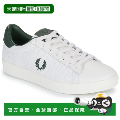 欧洲直邮FRED PERRY  男鞋 春夏 低帮板鞋 SPENCER MESH / LEATHE
