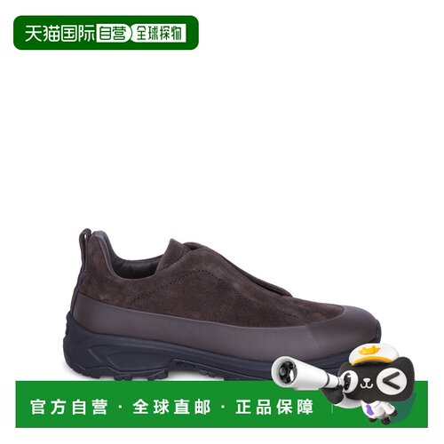 香港直邮Z ZEGNA 男士休闲鞋 LHNELS7008ZTDM AW2025 深棕色 圆头