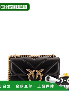 香港直邮PINKO 女士单肩包 104550A26ZZ99Q CO 黑色 Magnetic clo