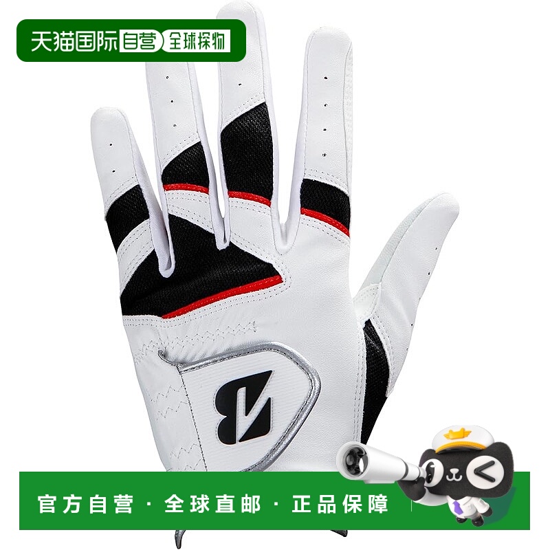 【日本直邮】Bridgestone普利司通 高尔夫手套 男款白GL2404WH22