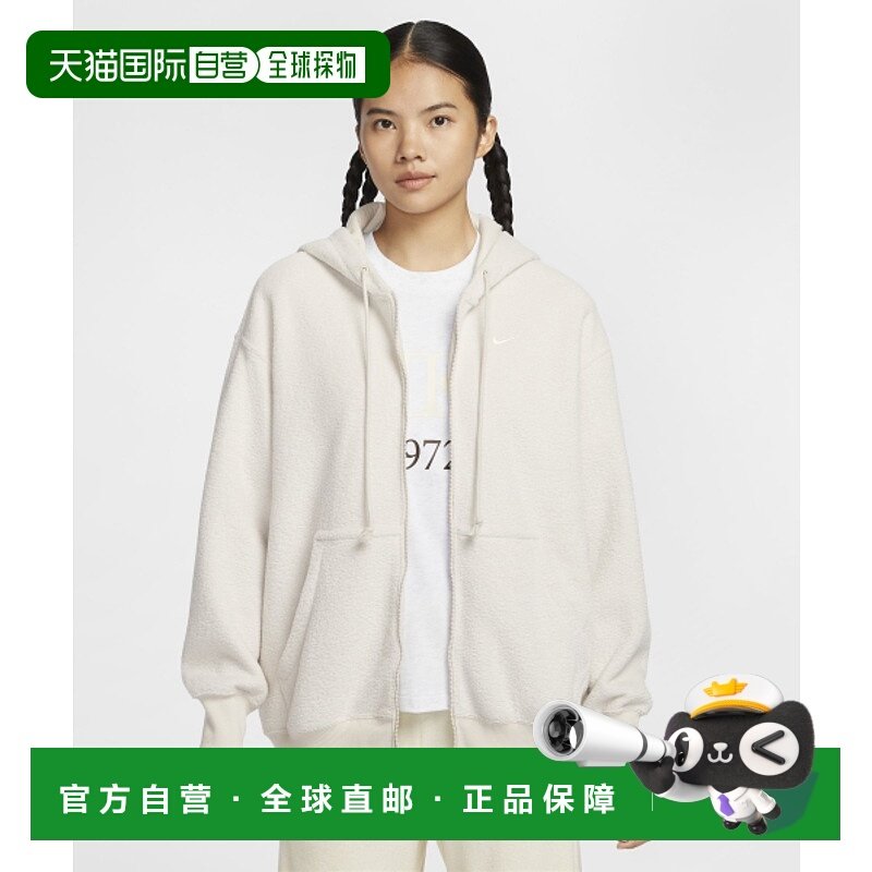 韩国直邮NIKE 女士运动茄克/外套FZ1268-104 | W NSW PHNX PLSH FZ