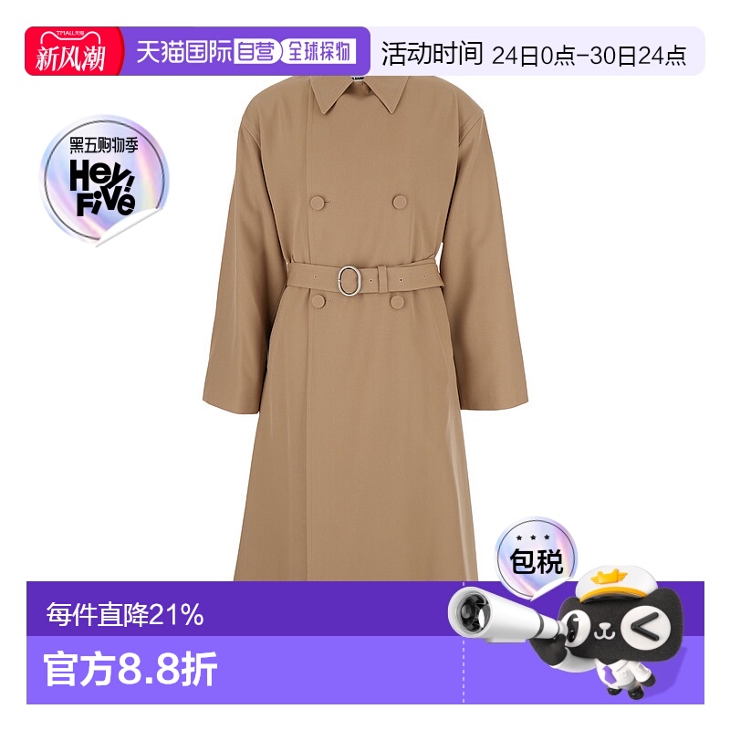 香港直邮Jil Sander 吉尔 桑达 男士 束腰风衣 J22AA0164J40002
