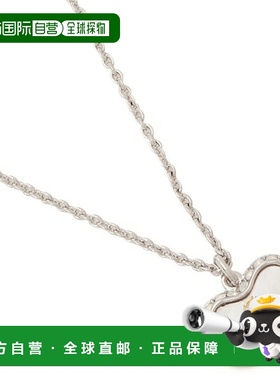 日本直邮Vivienne Westwood Petra 心形项链吊坠银白色女士款VIVI