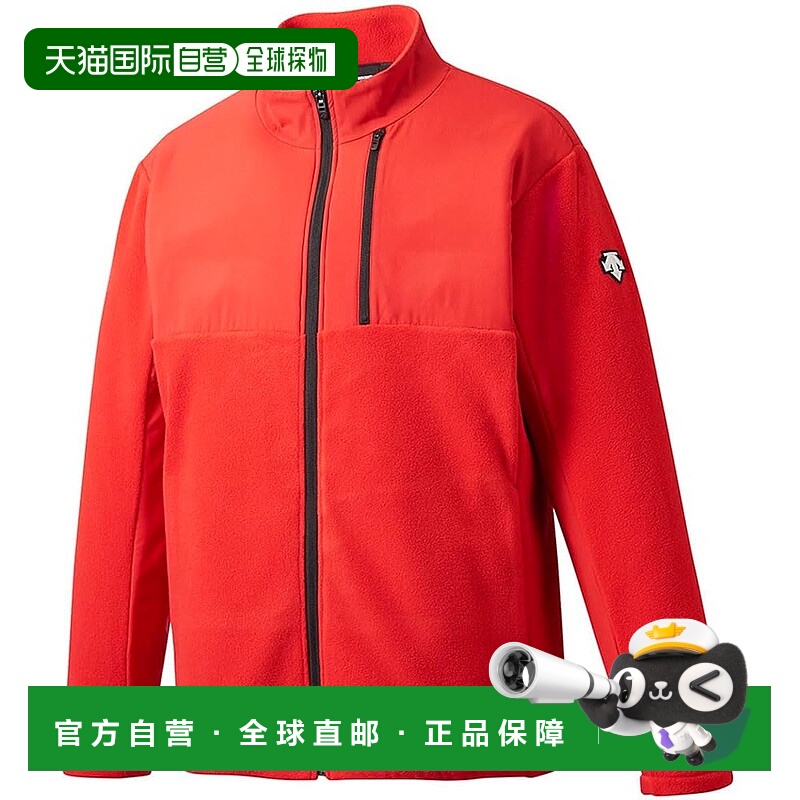 【日本直邮】迪桑特棒球抓绒全拉链抓绒夹克 DBX-2462 男款红色