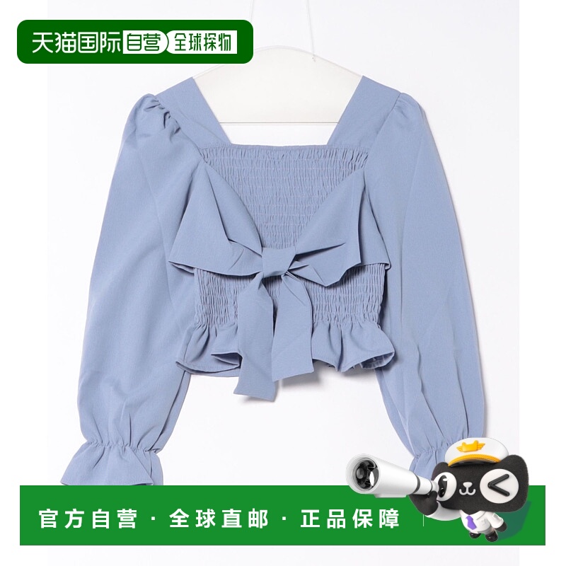 1h可退 日本直邮tocco closet 女装 大蝴蝶结设计 长袖女衬衫 285