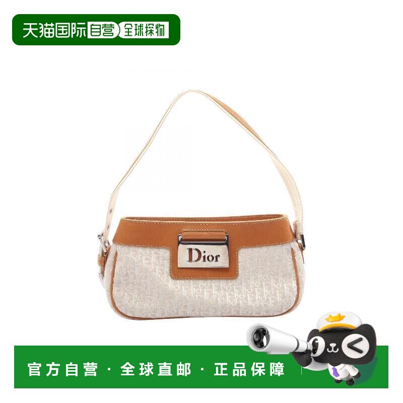 日本直邮中古Dior迪奥女包A级95新street chic街头时尚帆布手提包图片