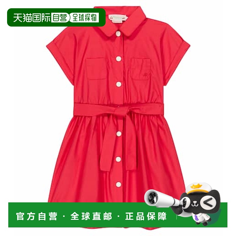 香港直邮Bonpoint 女童 Gisele 棉质衬衫式连衣裙童装