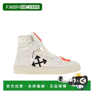 OMIA065C99LEA006 圆头高帮休闲鞋 香港直邮Off White