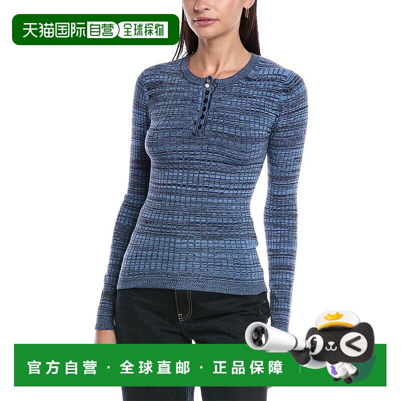 自营 Marella Marin毛衣-蓝色 美国奥莱直发针织衫