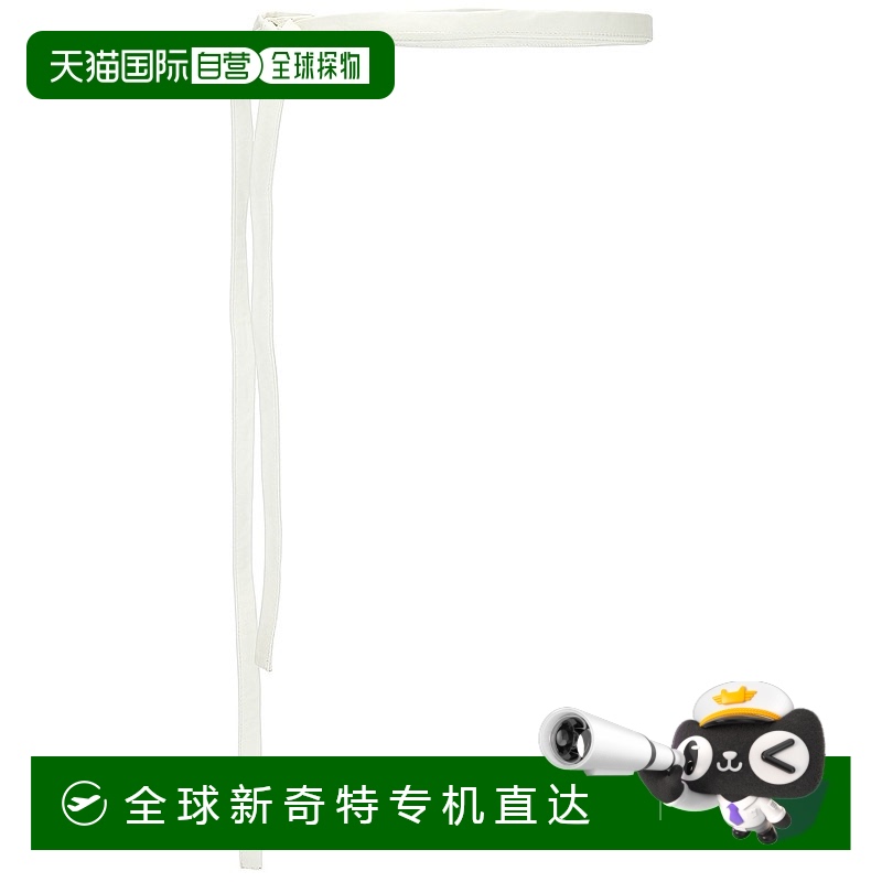 1h可退 香港直邮The Row 女士 细款裹式皮带 W1738L108 white白色