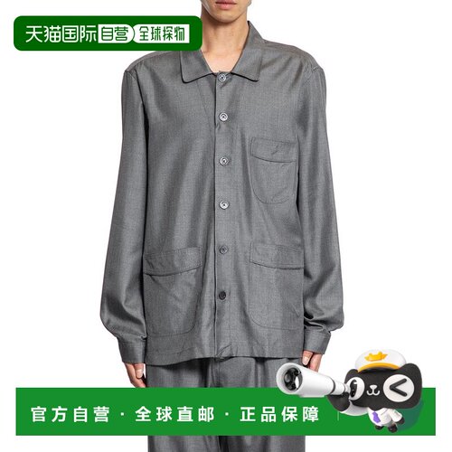 1h可退 香港直邮TOM FORD 男士衬衫 HXH002FMS064IG344 AW2025 灰