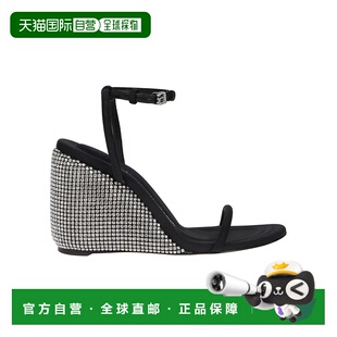 香港直邮ALEXANDER WANG 女士凉鞋 30322S008 AW2022 黑色 Alexan