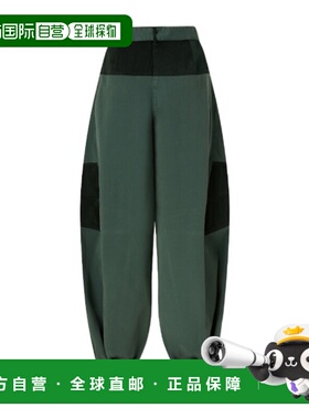 香港直邮PINKO 女士休闲裤 106047A2ZRX76 AW2025 绿色 LIDIA 休