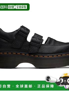 1h可退 香港直邮潮奢 Dr. Martens 马丁大夫 女士 黑色 Buzz Mill