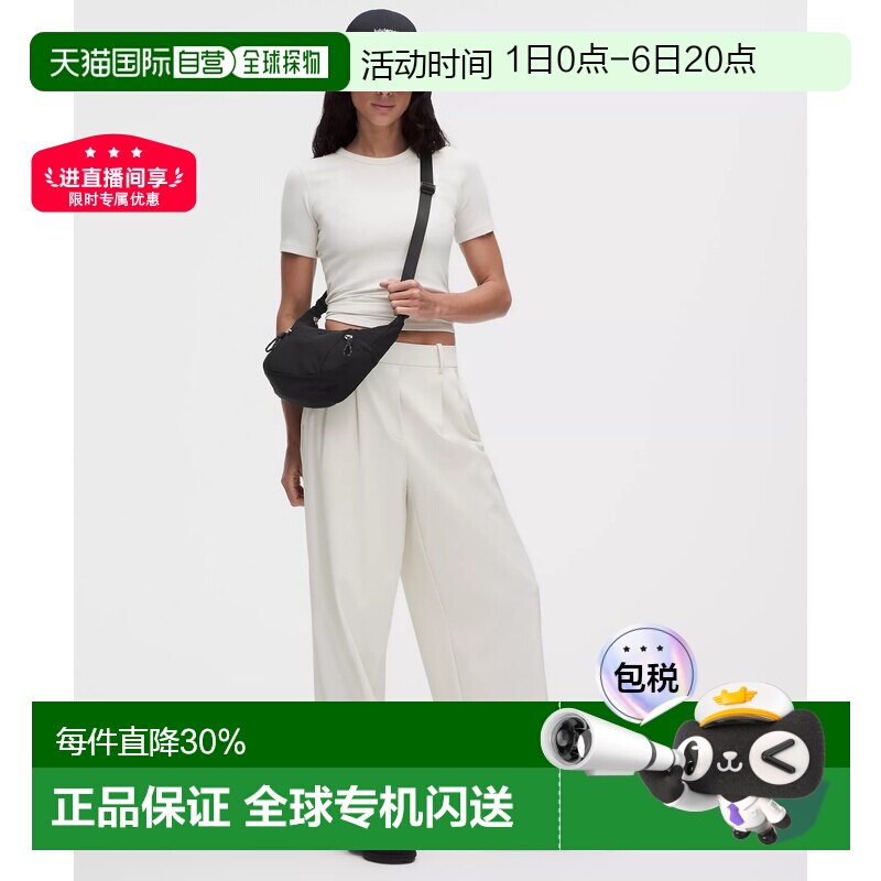 1h可退 加拿大直邮lululemon露露乐蒙Small Slouchy3L单肩包牛角图片