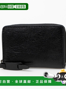 日本直邮AVIREX 意大利皮革圆形迷你钱包 [AV1129DM10439]卡包