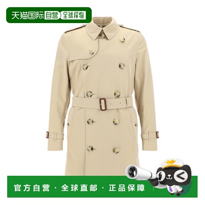 1h可退 香港直邮潮奢 Burberry 巴宝莉 男士 Kensington 雙排扣風
