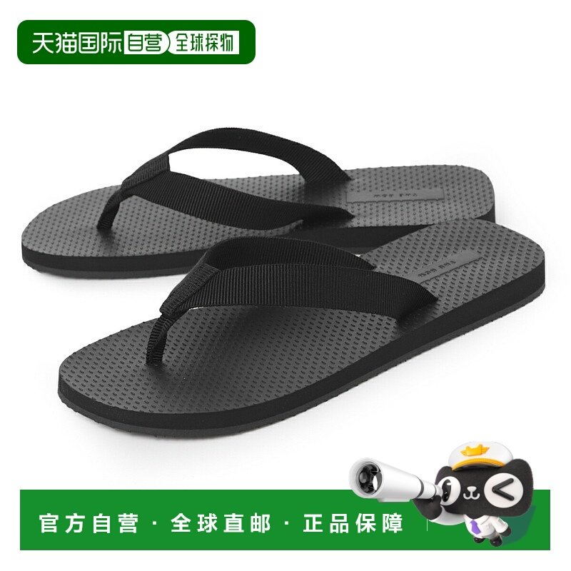 日本直邮THE ROW 凉鞋 人字拖 凉鞋 黑色 女款 f1587 gro blk DUN