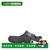 香港直邮潮奢 Slides versace 1h可退 范思哲 女士 便鞋 black黑