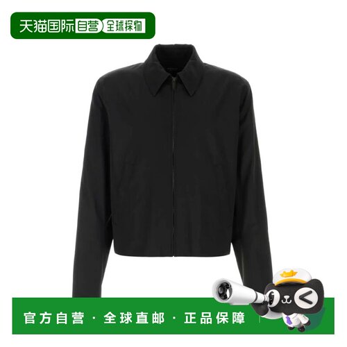 香港直邮GUCCI 男士夹克 865218ZAUVW1000 CO 黑色 Zip jacket in