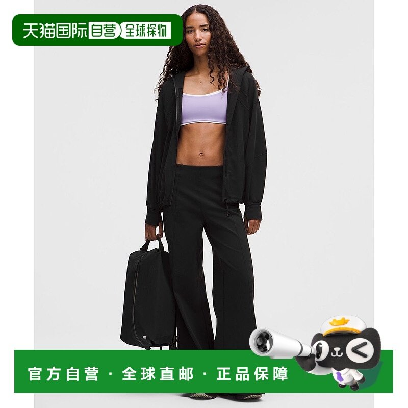 韩国直邮lululemon Define HR 阔腿长裤 *Luon - BLK瑜伽喇叭裤