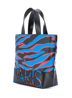 KENZO 女士手提包 F952SA701F0270 SS2021 黑色 印花图案手提包