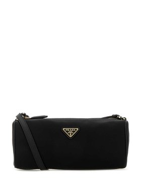 PRADA 女士单肩包 1NE0582C05F0002 CO 黑色 徽标拉链迷你包