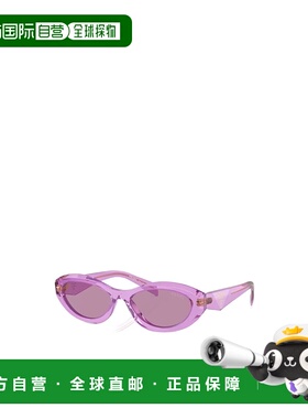 香港直邮PRADA 女士眼镜 PR26ZS13R07Q AW2025 粉红色 徽标太阳镜