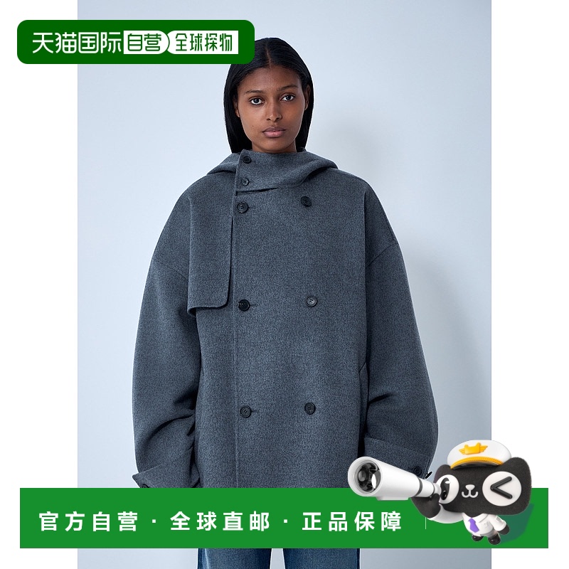 1h可退 香港直邮潮奢 J.W. Anderson 女士 宽松短大衣 CO0343PG15