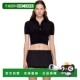 香港直邮AMIRI 衫 女士 1h可退 黑色 Polo AWKNPO1031 black黑色