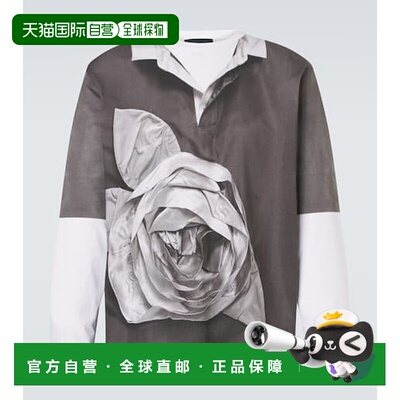 香港直邮Simone Rocha 蒙娜 罗莎 男士 印花棉质针织T恤