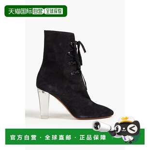 1h可退 香港直邮潮奢 Alaia 女士 90 绒面革短靴 AA3B076CK177