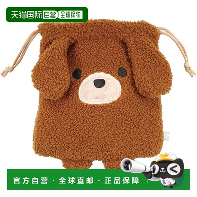 【日本直邮】Skater斯凯达 Boa巾着袋 Pompon's 狗 25.5×20cm ZK