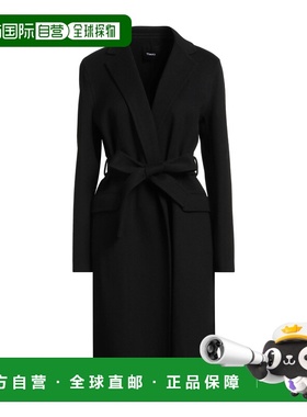 香港直邮THEORY 希尔瑞 女士 大衣 black黑色 舒适时尚