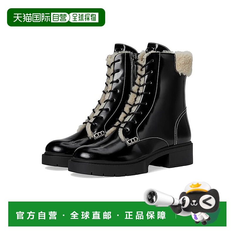 1h可退 香港直邮潮奢 Coach 蔻驰 女士 Leighton 毛羊皮短靴
