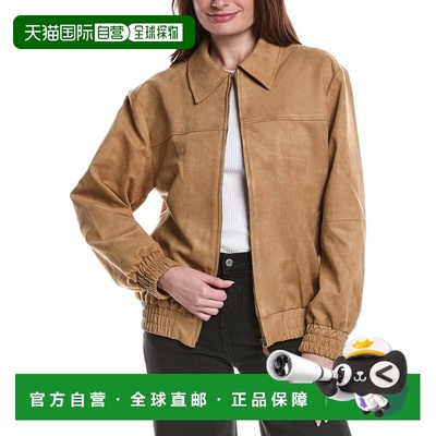 自营Endless Rose Faux Suede Work Jacket - brown 美国奥莱直发